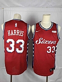 76ers 33 Tobias Harris Red Nike Throwback Swingman Jersey,baseball caps,new era cap wholesale,wholesale hats